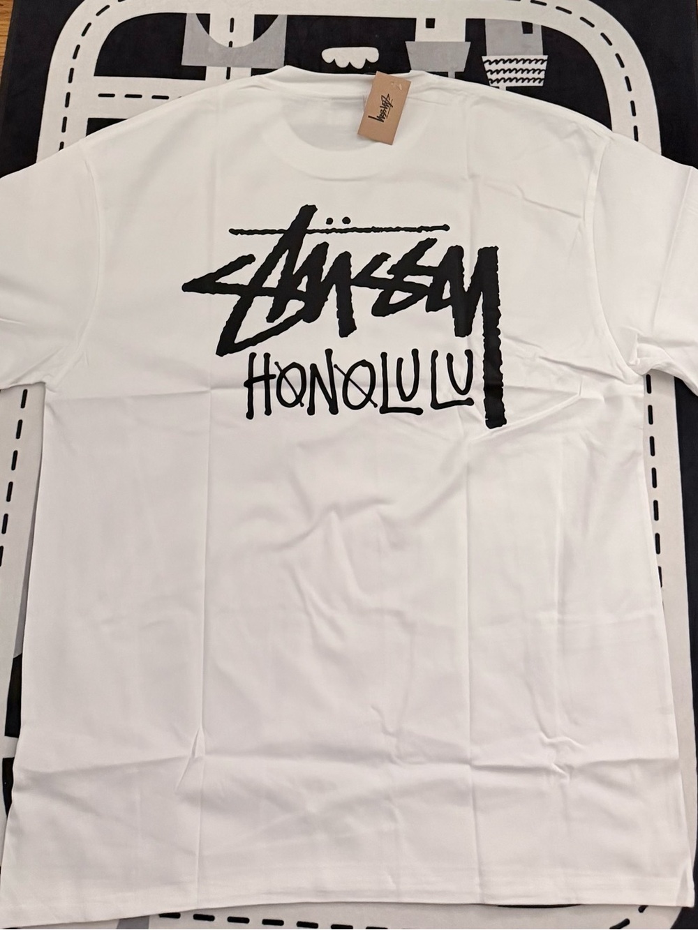 Stussy White Short Sleeve Tee Honolulu L or XL available